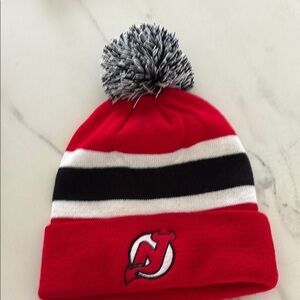 New Jersey Devils Red Knit Beanie